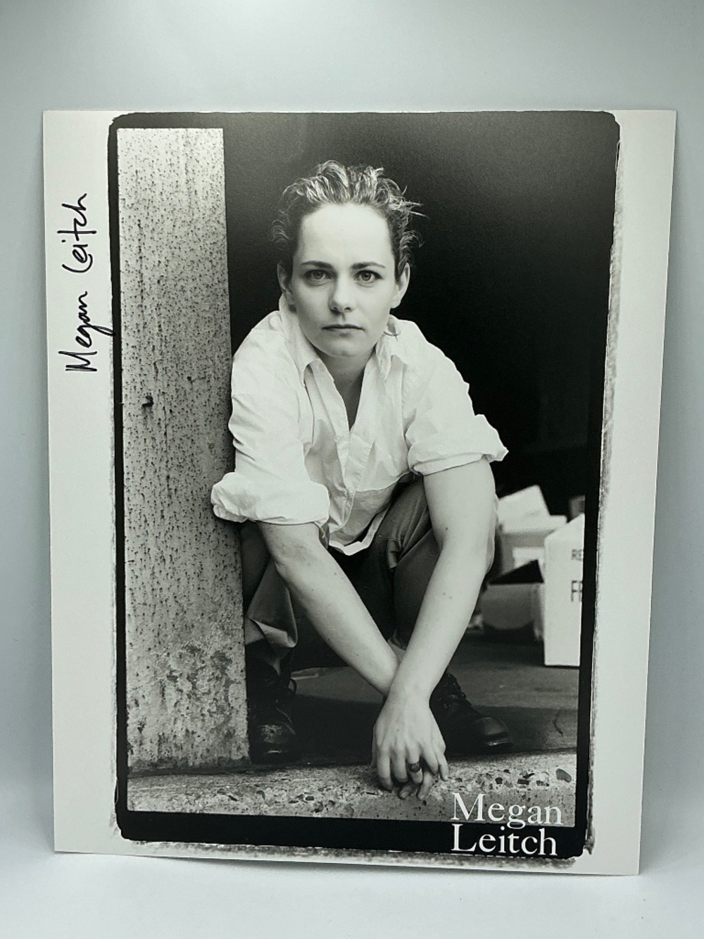 X-Files Autographed Megan Leitch Signed Photo Samantha Mulder 8x10 Litho